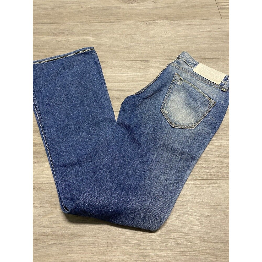 LOOMSTATE MANTRA DISTRESSED JEANS 100% ORGANIC COTTON WOMEN'S SIZE 26/ 30" X 32"